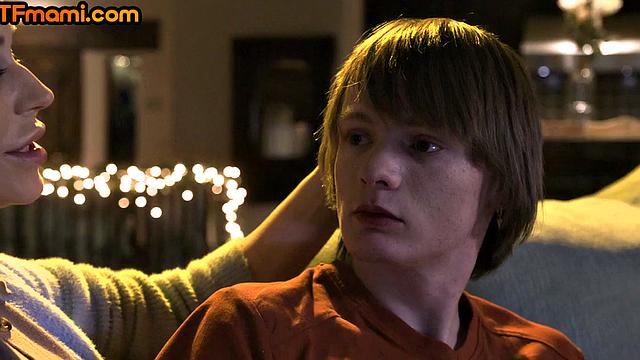 Cocksucking Stepmom banged by stepson in affair