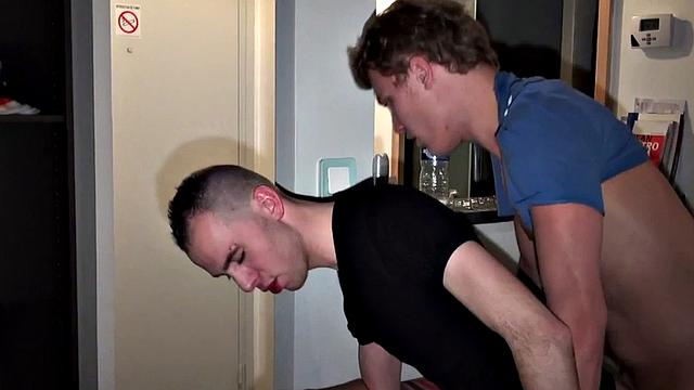 Amateur anal addict in jockstrap gets fucked