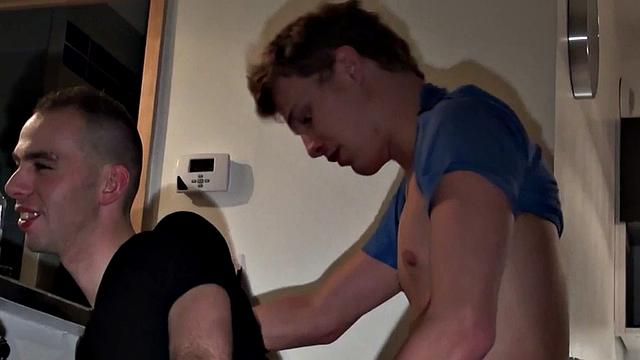 Amateur anal addict in jockstrap gets fucked