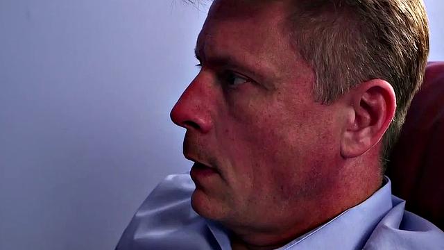 CFNM dommes deepthroating older shaft during action