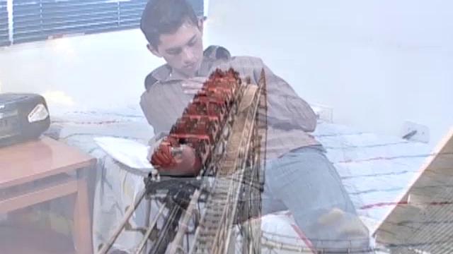 We join 19 year old Latin twink Angel at the amusement park for a fun afternoon. Then we follow him home where Angel lets us watch as he strips naked and jerks off.