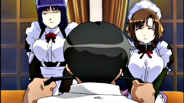 Hentai Bondage And BDSM With Maid By Master