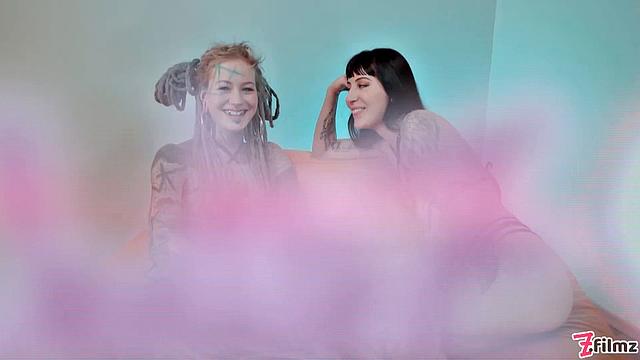 Anuskatzz And Charlotte Love To Play With Their New Big Toy