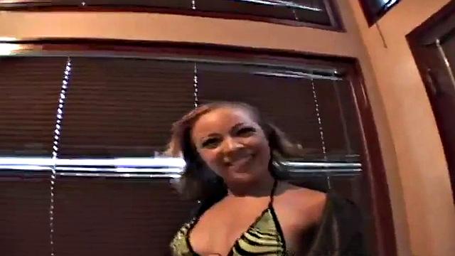 Tia Sweets fucked hard in sex shop scene