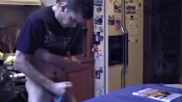 Amateur Ric Beating Meat