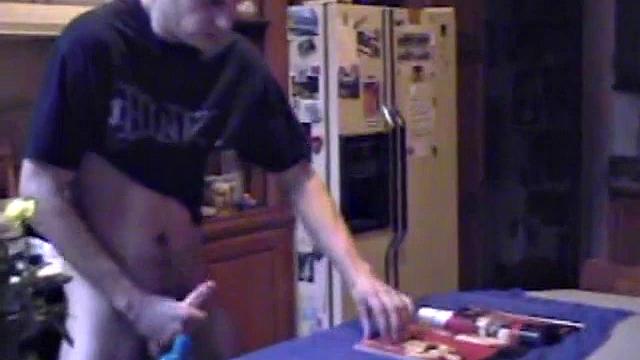 Amateur Ric Beating Meat