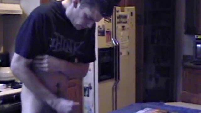 Amateur Ric Beating Meat