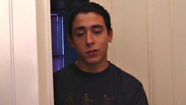 Young Luciano doesn't hesitate to get naked and beat his meat. His sexy bad boy body is tattooed and his low hanging balls bounce and sway in time with his cock stroking. His dick is perfect in every way and he works it like a good friend.