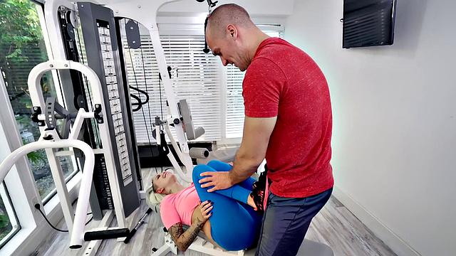 Trainer Stretches Pressley