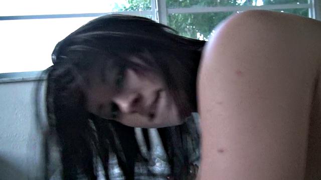 Get ready to ride like a wild cowgirl with this hot tattooed chick