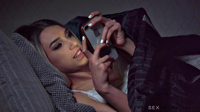 Online model shares BF for one night