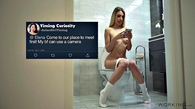 Online model shares BF for one night