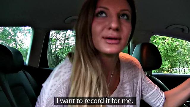 Cabbiedrivesbabe with massive tits around all day to get pounded in POV