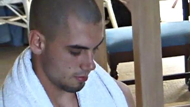 This sexy student is ready and willing to do anything, including showing off his hard cock and stroking the cum out of it. Josh has his snowboard with him and plans to splatter it with his seed.