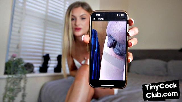 Милашка ржет над малышами, член ищи с лупой