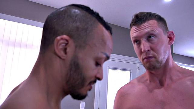 Mesmerized hunk deepthroated by BF before barebacking