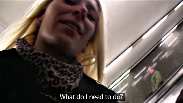 Blonde Cheats On Her Man, Fucking & Taking A Stranger's Load In Her Hairy Pussy