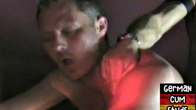 Amateur German cum-loving stud barebacked till cum in mouth