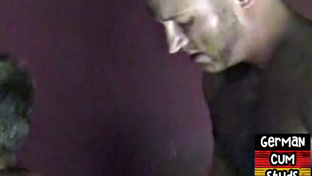 Amateur German cum-loving stud barebacked till cum in mouth