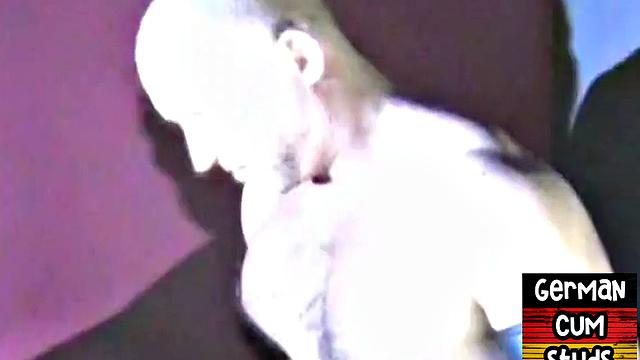 Amateur German cum-loving stud barebacked till cum in mouth