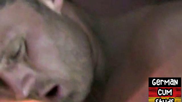 Amateur German cum-loving stud barebacked till cum in mouth