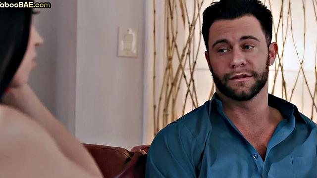 Hairy babe passionately fucked by BF's hard cock