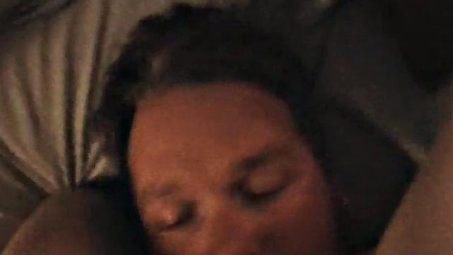 Busty amateur babe licked out