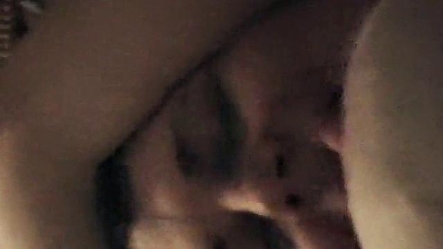 Busty amateur babe licked out