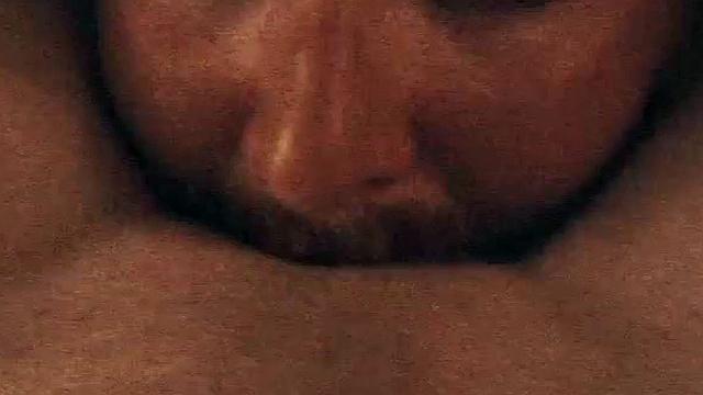 Busty amateur babe licked out