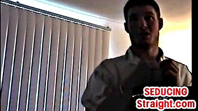 Seduced str8 1st time deepthroating