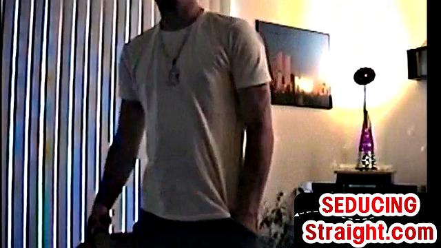 Seduced str8 1st time deepthroating