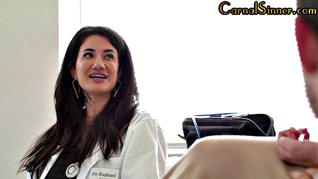 Tattooed woman poumded at doctor's office