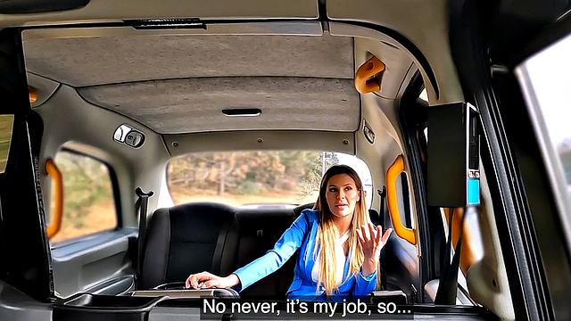 Dirty car babe fucked in wet pussy by big white cock