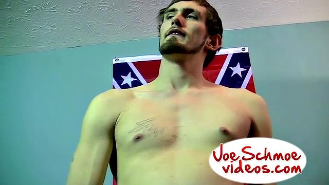 Karma strokes his thick cock and moans for more