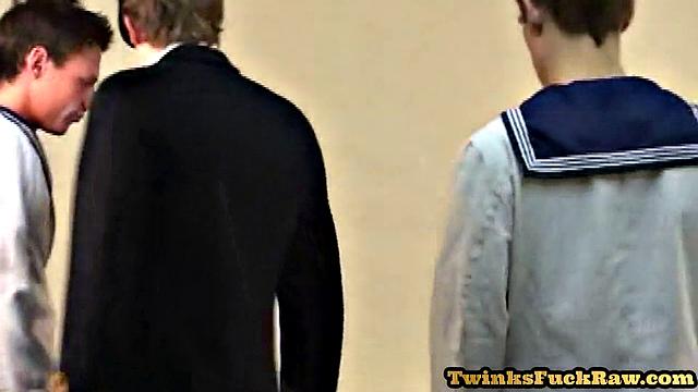 Retro twink sailors spoiling the captain