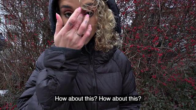 picked babe deepthroating dick in POV