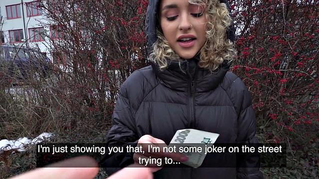 picked babe deepthroating dick in POV