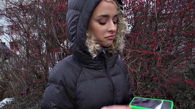 picked babe deepthroating dick in POV