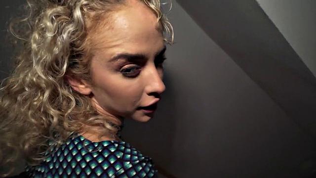 picked babe deepthroating dick in POV