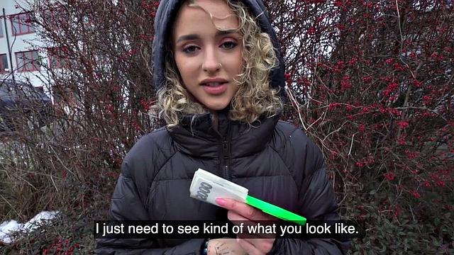 picked babe deepthroating dick in POV