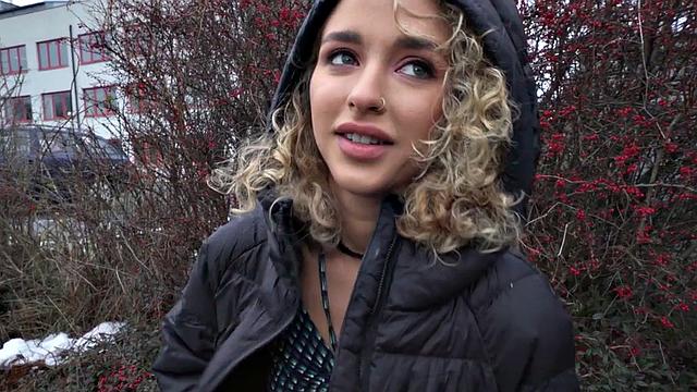 picked babe deepthroating dick in POV