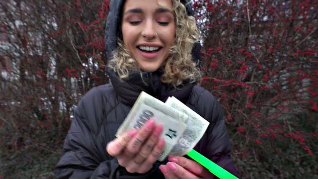 picked babe deepthroating dick in POV