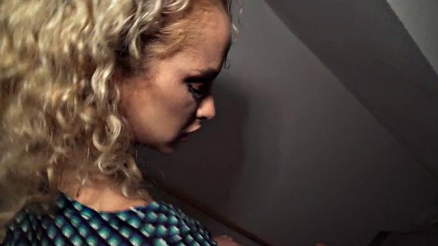 picked babe deepthroating dick in POV