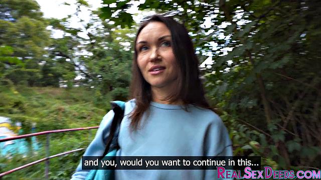 Horny yoga babe pussyfucked hard