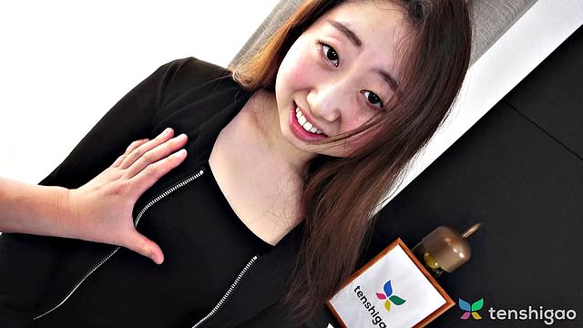 Cute Japanese Miss Ai Okamoto is our little nurse from Toyo