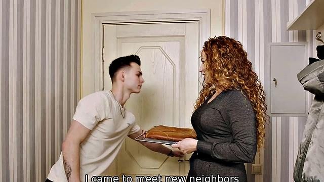 SHAME4K. Guy's dream is to fuck a mature neighbor and he realizes it