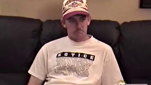 Steve is a 22 year old blond straight dude, with tattoos and a 7 inch cut dick. You can tell he's pretty nervous about getting naked and jacking off in front of the camera. Even so, he does manage to get it up.