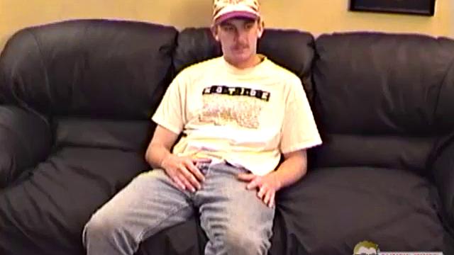 Steve is a 22 year old blond straight dude, with tattoos and a 7 inch cut dick. You can tell he's pretty nervous about getting naked and jacking off in front of the camera. Even so, he does manage to get it up.