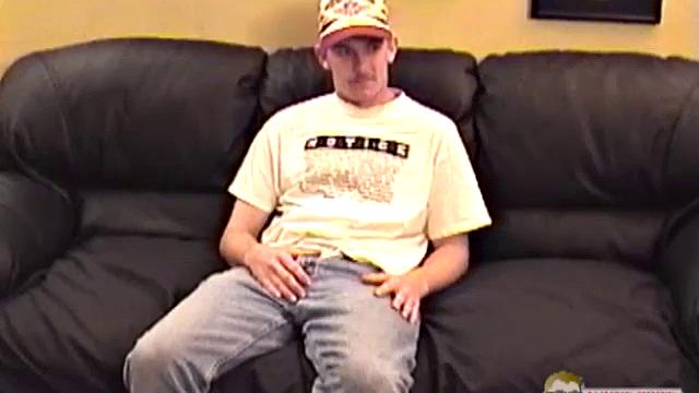 Steve is a 22 year old blond straight dude, with tattoos and a 7 inch cut dick. You can tell he's pretty nervous about getting naked and jacking off in front of the camera. Even so, he does manage to get it up.