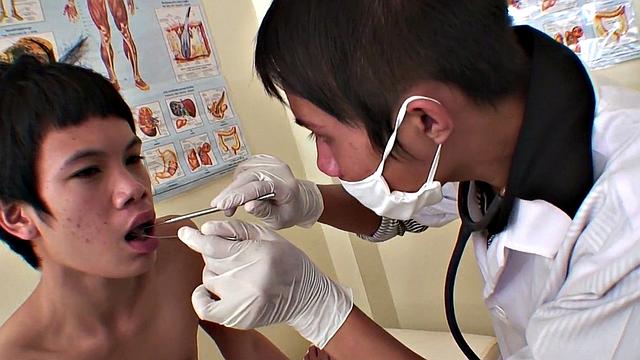 Skinny Asian patient fucked by doctor in infirmary